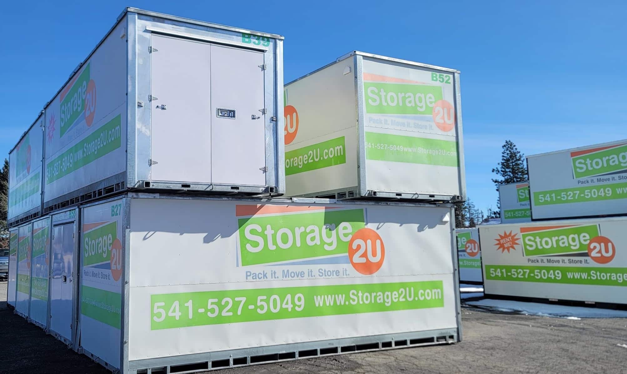 Off-site storage yard for long term pod storage